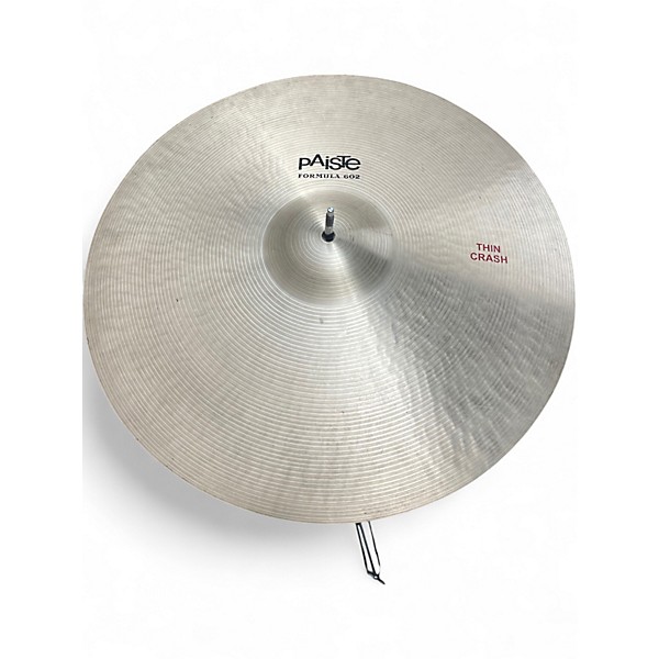 Used Paiste 20in Formula 602 Thin Crash Cymbal