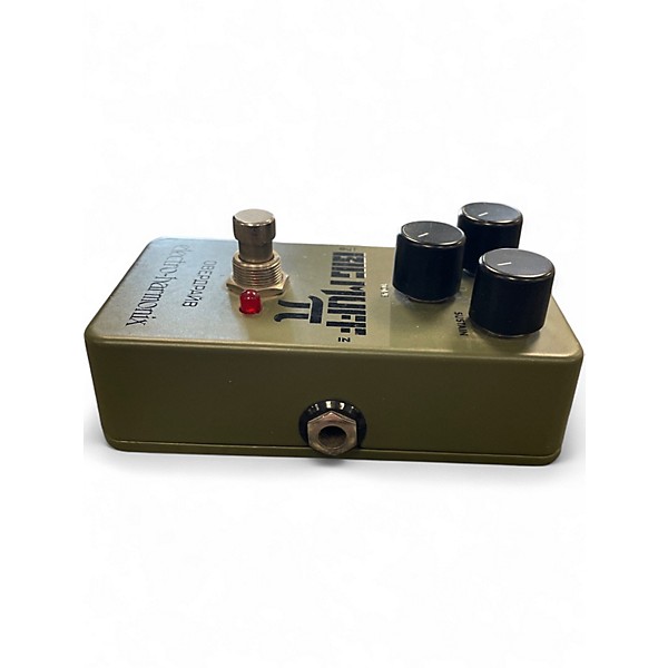 Used Electro-Harmonix Green Russian Big Muff Pi Fuzz Effect Pedal