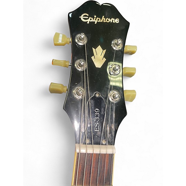 Used Epiphone ES339 Black Hollow Body Electric Guitar