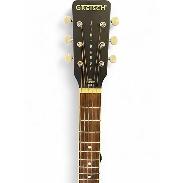 Used Gretsch Guitars Jim Dandy Parlor Walnut Acoustic Guitar