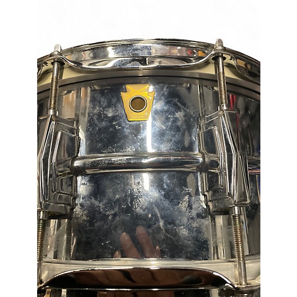 Used 2019 Ludwig 6.5X14 Supraphonic Snare Silver Drum