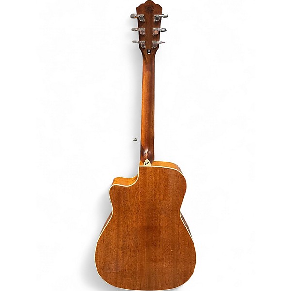 Used Washburn hf11sce Natural Acoustic Electric Guitar