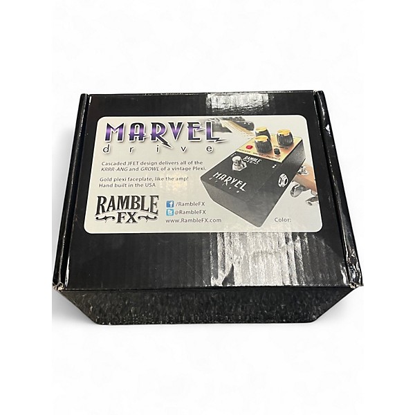 Used Ramble Fx Marble Drive Effect Pedal