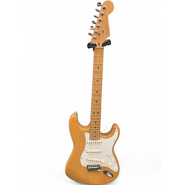 Used 1999 Fender American Standard Stratocaster Natural Solid Body Electric Guitar