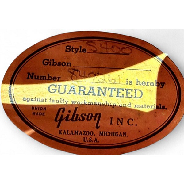 Vintage 1966 Gibson Super 400 Sunburst Hollow Body Electric Guitar