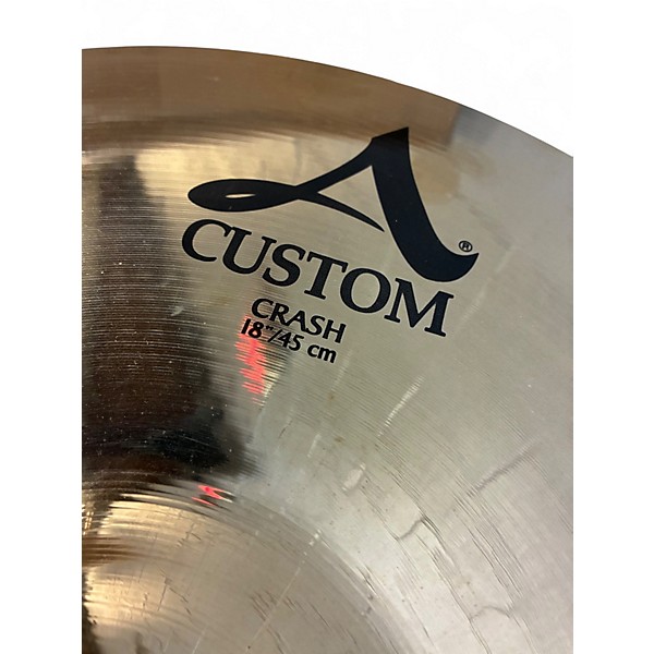 Used Zildjian 18in A Custom Crash Cymbal
