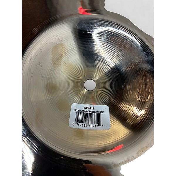 Used Zildjian 18in A Custom Crash Cymbal