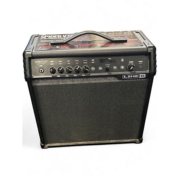 Used Line 6 Spider V 60 1x10 Guitar Combo Amp