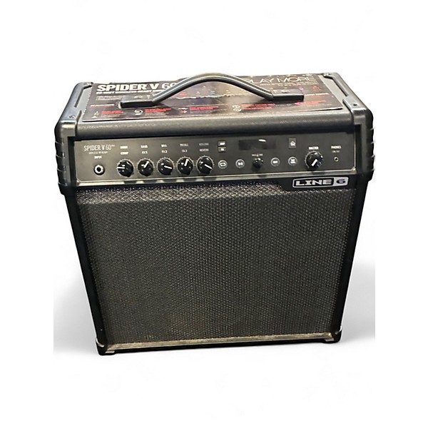 Used Line 6 Spider V 60 1x10 Guitar Combo Amp