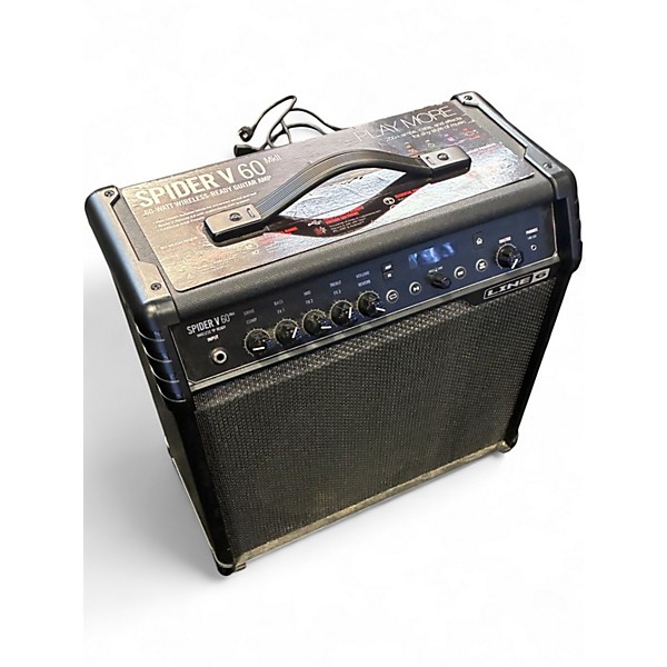 Used Line 6 Spider V 60 1x10 Guitar Combo Amp