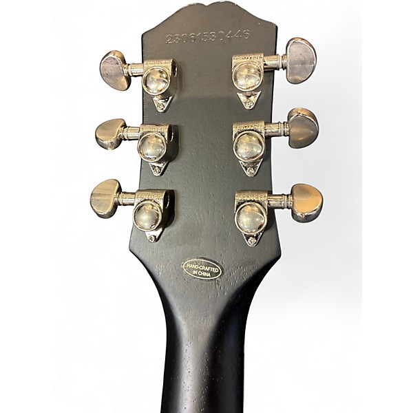 Used 2020s Epiphone Les Paul Traditional Pro IV Black Solid Body Electric Guitar