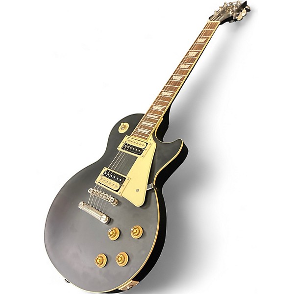 Used 2020s Epiphone Les Paul Traditional Pro IV Black Solid Body Electric Guitar