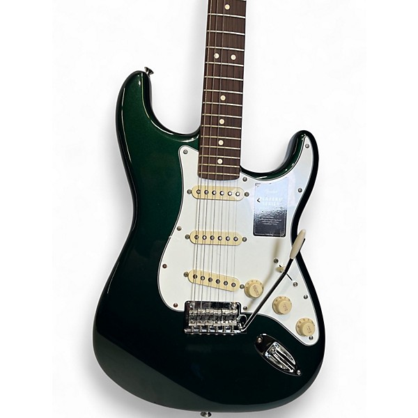 Used Fender PLAYER 2 STRATOCASTER BRITISH RACING GREEN Solid Body Electric Guitar