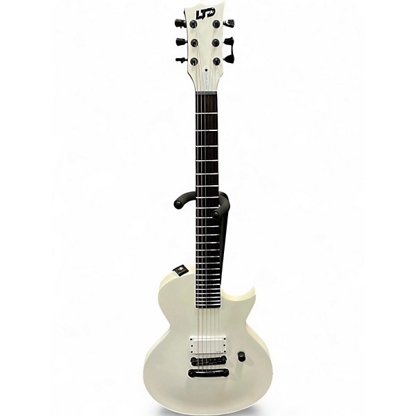 Used ESP LTD ARCTIC METAL ECLISPE ARTIC WHITE Solid Body Electric Guitar