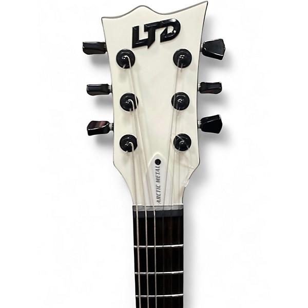 Used ESP LTD ARCTIC METAL ECLISPE ARTIC WHITE Solid Body Electric Guitar