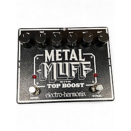 Used Electro-Harmonix Metal Muff Distortion With Top Boost Effect Pedal