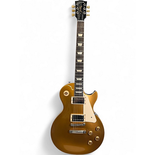 Used Gibson Les Paul Standard Gold Top Solid Body Electric Guitar
