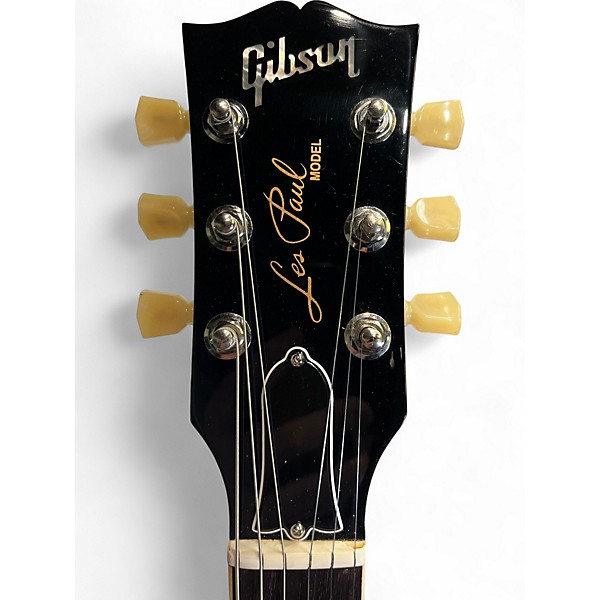 Used Gibson Les Paul Standard Gold Top Solid Body Electric Guitar