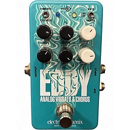 Used Electro-Harmonix Eddy Analog Vibrato & Chorus Effect Pedal