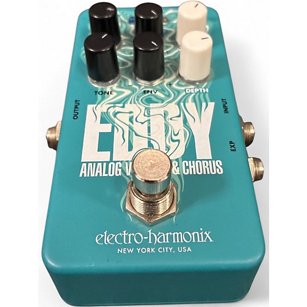 Used Electro-Harmonix Eddy Analog Vibrato & Chorus Effect Pedal