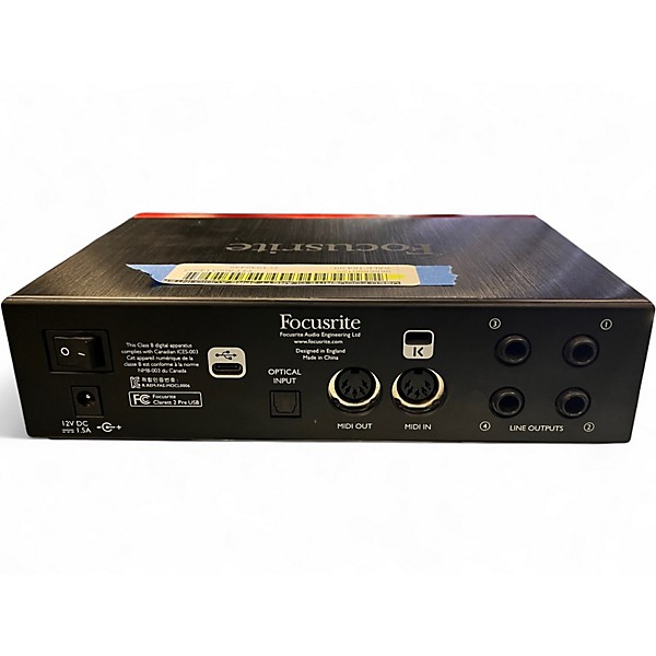 Used Focusrite Clarett 2Pre Audio Interface