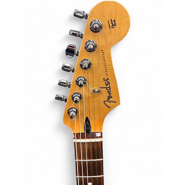 Used Fender FSR STANDARD STRATOCASTER HSH GHOST SILVER Solid Body Electric Guitar