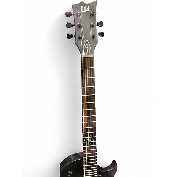 Used Ltd NERGAL-6 Black Solid Body Electric Guitar