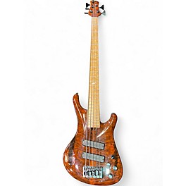 Used Roscoe LG 3005 Brown Electric Bass Guitar