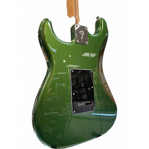 Used Fender Player II Modified Statocaster Harvest Green Metallic Solid Body Electric Guitar