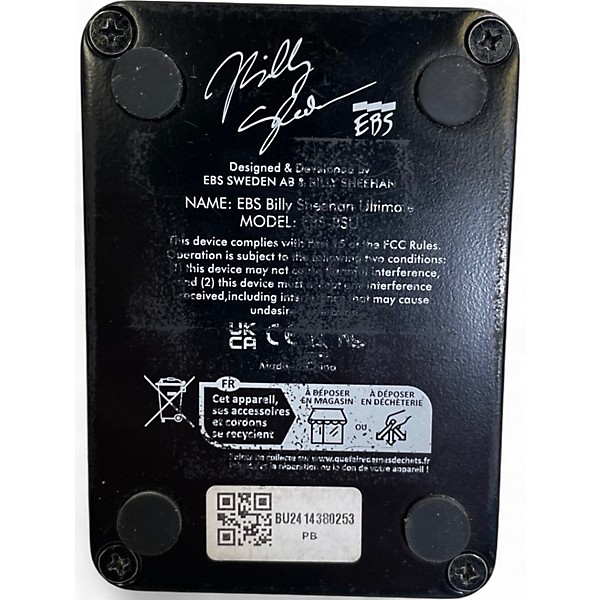 Used EBS The Ultimate Billy Sheehan Signature Drive Bass Effect Pedal