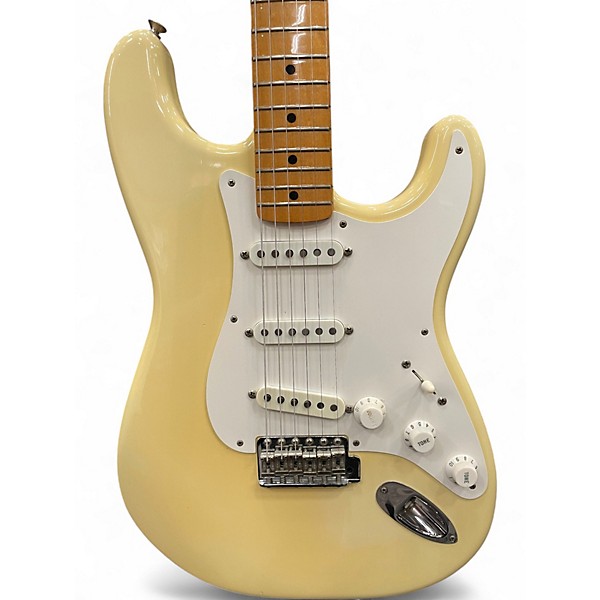 Vintage 1987 Fender 1957 Reissue Stratocaster Blonde Solid Body Electric Guitar