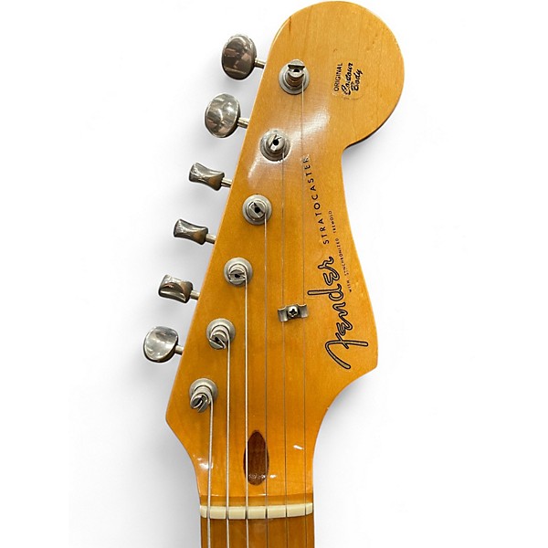 Vintage 1987 Fender 1957 Reissue Stratocaster Blonde Solid Body Electric Guitar