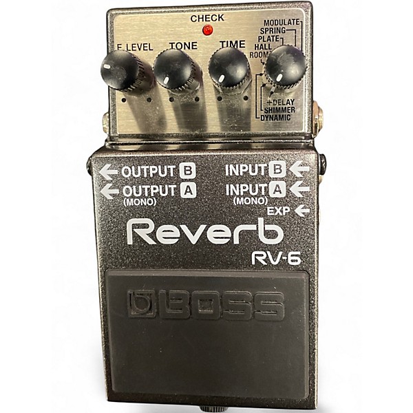 Used BOSS RV6 Digital Reverb Effect Pedal