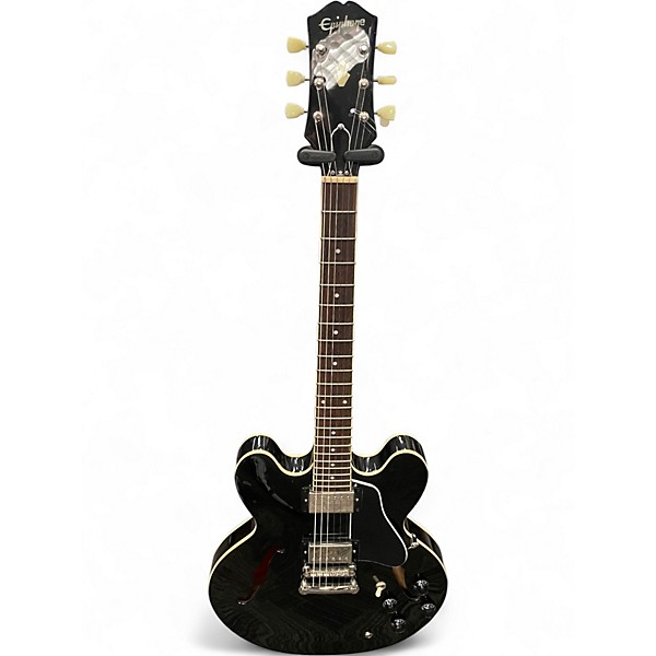 Used Epiphone ES335 Ebony Hollow Body Electric Guitar