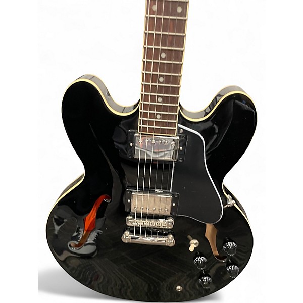 Used Epiphone ES335 Ebony Hollow Body Electric Guitar