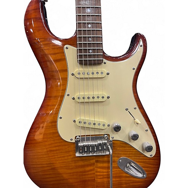 Used Dean Zelinsky TAGLIARE Honey Burst Solid Body Electric Guitar