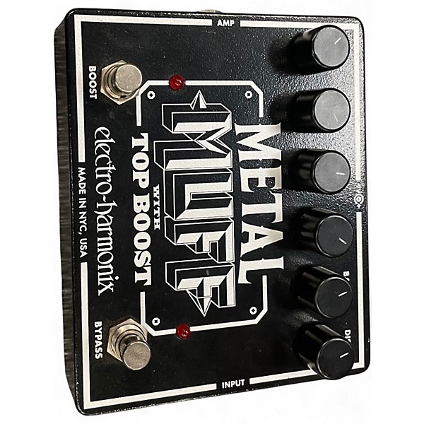 Used Electro-Harmonix Metal Muff Distortion With Top Boost Effect Pedal