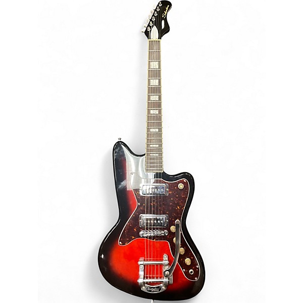 Used Silvertone 1478 SUNBURST Solid Body Electric Guitar