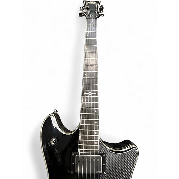 Used Schecter Guitar Research HELLRAISER TEMPEST HYBRID  BLACK Solid Body Electric Guitar