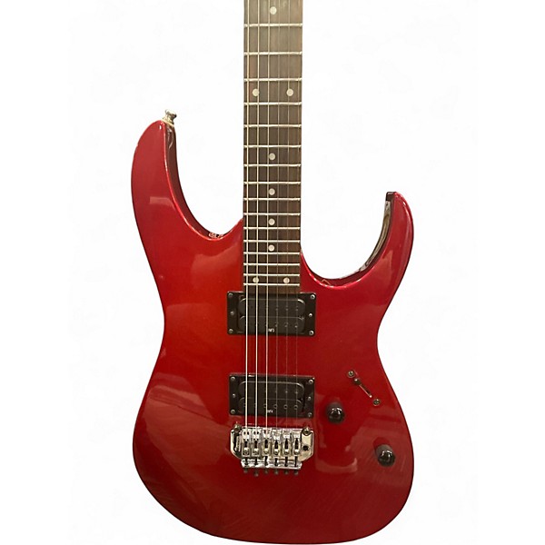 Used Ibanez RG120 Candy Apple Red Solid Body Electric Guitar