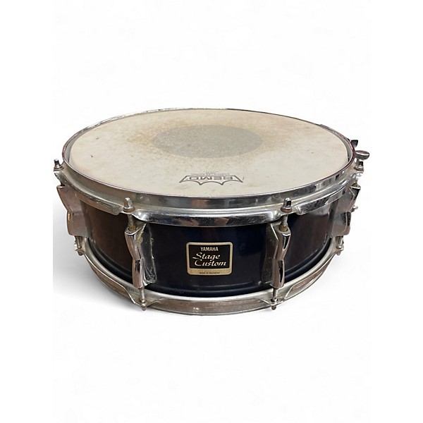 Used Yamaha 5.5X14 Stage Custom Snare Black Drum