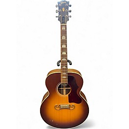 Used Gibson SJ200 Studio Super Jumbo Tobacco Burst Acoustic Electric Guitar