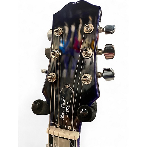 Used Epiphone LES PAUL CUSTOM WIDOW Purple Solid Body Electric Guitar