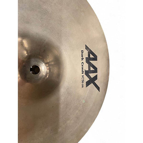 Used SABIAN 14.25in AAX Series Dark Crash Cymbal