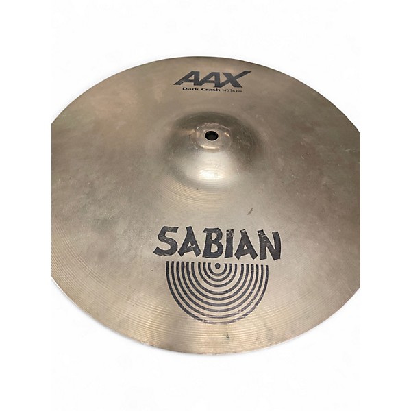 Used SABIAN 14.25in AAX Series Dark Crash Cymbal