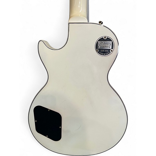 Used 2020 Gibson CUSTOM ALPINE WHITE LES PAUL SHOP Alpine White Solid Body Electric Guitar