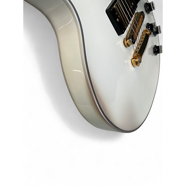 Used 2020 Gibson CUSTOM ALPINE WHITE LES PAUL SHOP Alpine White Solid Body Electric Guitar