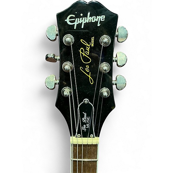 Used Epiphone Les Paul MUSE Smoked Almond Metallic Solid Body Electric Guitar