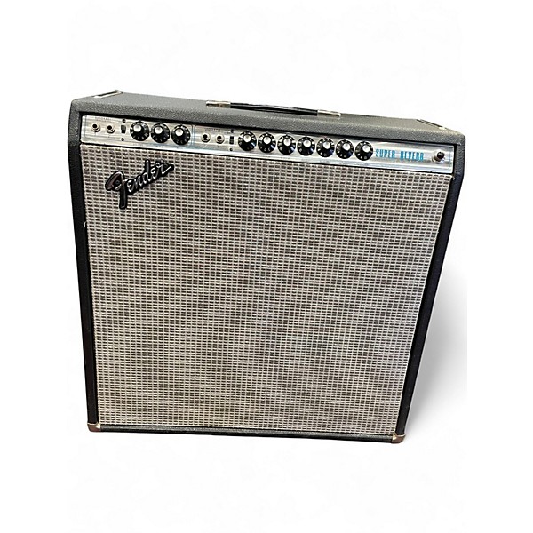 Vintage 1973 Fender Super Reverb 4x10 Tube Guitar Combo Amp