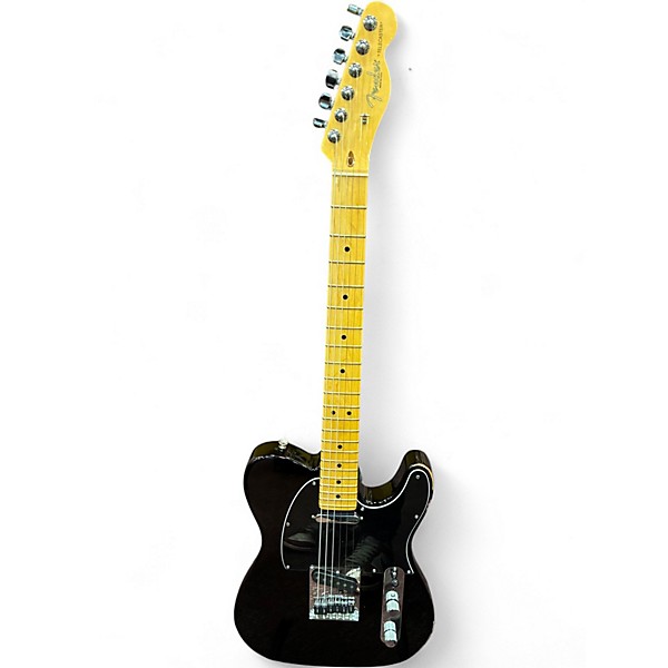 Used 2010 Fender American Standard Telecaster Black Solid Body Electric Guitar